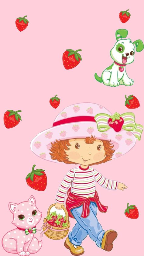 🍓 Strawberry Shortcake 🍰 #strawberryshortcakecartoon #strawberryshortcakecharacters Strawberry Shortcake 2003 Wallpaper, Straberryshortc Wallpaper, Strawberry Shortcake Wallpaper Iphone, Strawberry Shortcake Cartoon Aesthetic, Strawberry Shortcake Pumpkin, Strawberry Shortcake Lockscreen, Strawberry Shortcake Background, 2003 Strawberry Shortcake, Rh Pfp