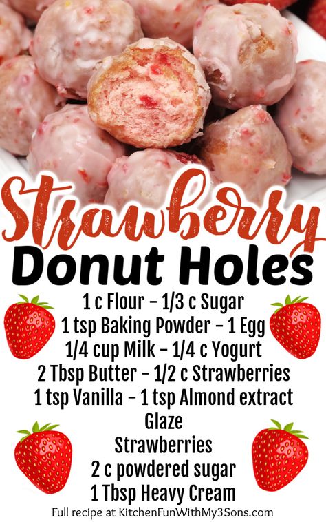 Blueberry Donut Holes Recipe, Donut Hole Pan Recipe, Baked Doughnut Holes Recipe Easy, Pampered Chef Donut Hole Recipes, Homemade Doughnuts Recipes, Homemade Donut Holes Recipe Easy, Donut Hole Maker Recipes, Baked Donut Hole Recipes, Cake Donut Holes Recipe