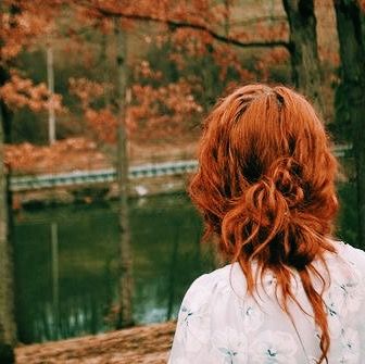 Audrey Cobalt, Copper Hair With Highlights, Ginger Hair Girl, Copper Hair Dark, Girls Updo, Smitten Kitten, Aesthetic Cottage, Second Account, Copper Hair Color