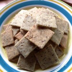 Almond You Must Be Nuts! Crackers - Allrecipes.com Paleo Friendly Snacks, Mediterranean Diet Snacks, Keto Crackers, Homemade Crackers, Flax Seed Recipes, Almond Meal, Diet Snacks, Cracker Recipes, Low Carb Snacks