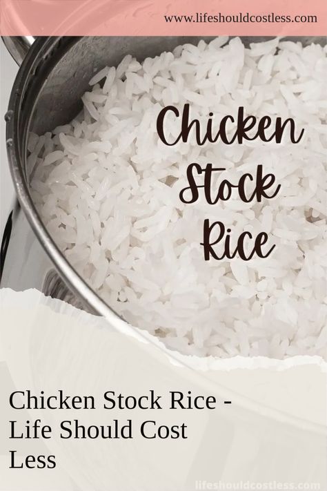 The how’s and why’s of making any type of rice using chicken stock or chicken broth. Even in your favorite cooking machine or appliance whether it be cooking it on the stovetop, in a slow cooker/crockpot, or even in an Instant Pot. Chicken Stock Rice, Make Chicken Stock, Jasmine Rice Recipes, Chicken Stock Recipe, White Rice Recipes, Italian Rice, Chicken Rice Recipes, Cooking Machine, How To Boil Rice