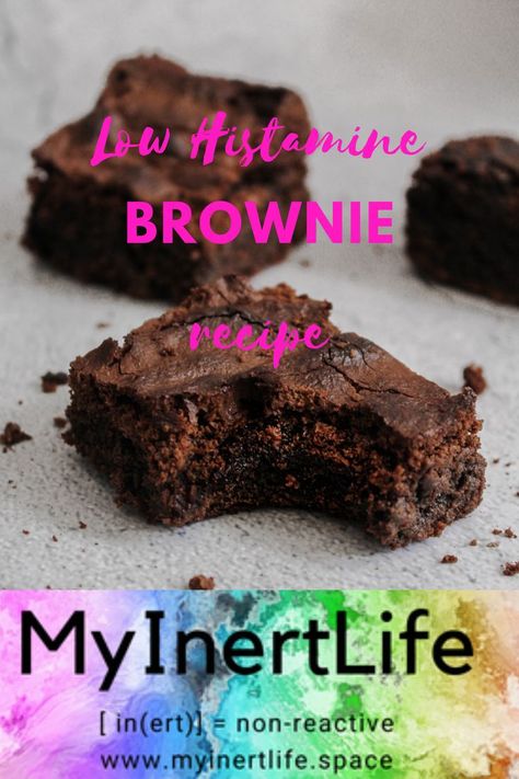 Low-histamine Keto chocolaty goodness! Low Histamine Foods, Gluten Free Dairy Free Dessert, Low Histamine Diet, Low Histamine, Sugar Free Diet, Dairy Free Dessert, Brownie Recipe, Chocolate Brownies, Keto Snacks