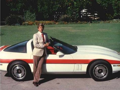 Dirk and his A-Team Corvette I really want his awesome car! Face A Team, A Team Van, Dirk Benedict, Corvette C4, Corvette For Sale, Tv Cars, Team Wallpaper, Movie Cars, Cars Movie