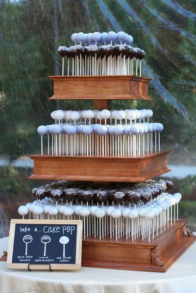 { Alternative Wedding Cakes } | Visuelle Productions's Bridal Show Blog Cassie Wedding, Pops Cake, Wedding Cake Pops, Wedding Cake Alternatives, Sisters Wedding, Water Wedding, Dessert Bar, Future Wedding Plans, Engagement Ideas