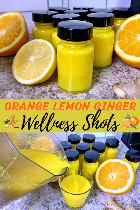 Boost your day with these zesty Orange Lemon Ginger Shots—packed with flavor and immune-boosting goodness! 🍊🍋💪 #orangegingershots #wellnesshots #juice #coldpressedjuice #vitamincshots #healthyrecipe #vegan Lemon Ginger Shots, Ginger Wellness Shots, Elixir Recipe, Orange Juice Recipes, Ginger Shots, Turmeric Shots, Vegan Recipes Plant Based, Turmeric Health, Ginger Shot