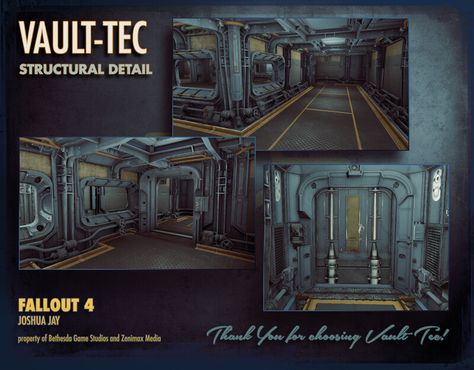 ArtStation - Fallout 4: Vault-Tec Minecraft Fallout Vault, The Sims 4 Fallout Cc, Lego Fallout, Fallout Artwork, Vault Room, Sims2 Cc, Minecraft Base, Vault 111, Nuclear Apocalypse