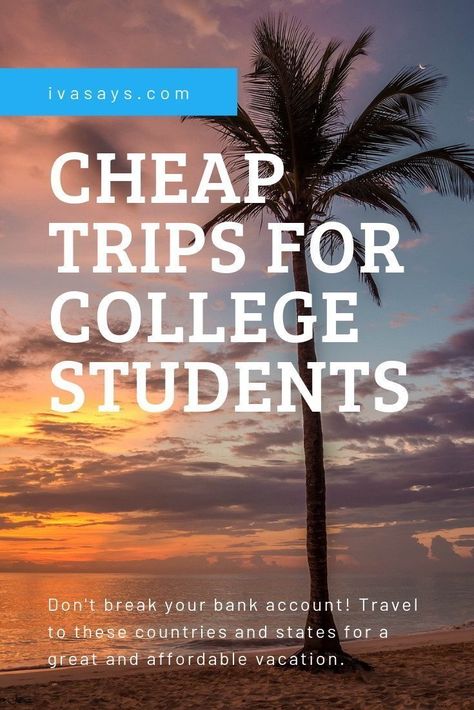 Cheap Trips, Cheap Holiday Destinations, Spring Break Pictures, Spring Break Kids, Spring Break College, Spring Break Destinations, Cheap Places To Travel, Affordable Vacations, Trip Destinations