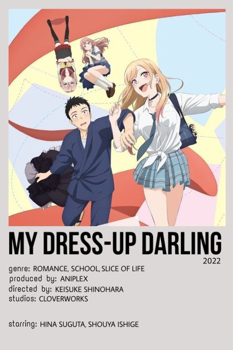 Japanese Animated Movies, Anime Suggestions, My Dress Up Darling, Dress Up Darling, Film Anime, Animes To Watch, Poster Anime, Anime Printables, Good Anime To Watch