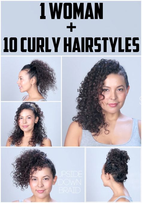 Follow BuzzFeed Top Knot on Facebook and Instagram for more hair tips and tricks. | 10 Easy Hairstyles For Naturally Curly Hair Wedge Hairstyles, Asymmetrical Hairstyles, Hairstyles With Glasses, Shoulder Hair, Hair Styles 2017, Funky Hairstyles, Fringe Hairstyles, Hairstyles Over 50, Feathered Hairstyles