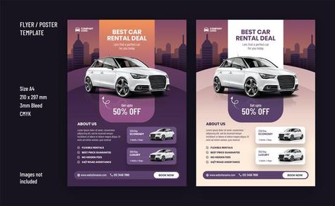 Car rental service vector a4 flyer print... | Premium Vector #Freepik #vector #banner #flyer #poster #business Car Rental Poster, Posters Layout, Poster Business, Graphic Design Posters Layout, Flyer Printing, Vector Banner, Car Rental Service, Flyer Poster, Poster Layout