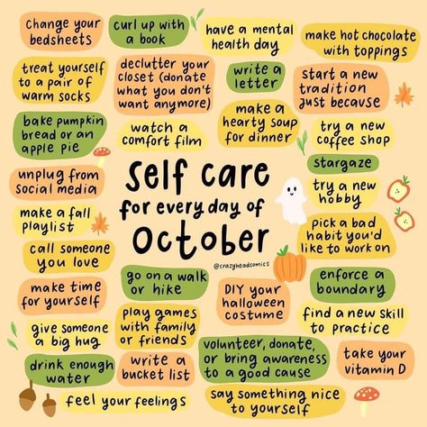 Everyday Magic, Fall Mood Board, Fun Fall Activities, Health Day, Self Care Activities, Mental And Emotional Health, Autumn Activities, Self Care Routine, Journal Writing