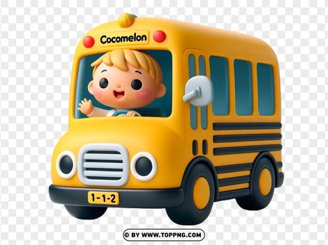 Cocomelon Bus Printable, Cocomelon Bus Png, Cocomelon School Bus, Cocomelon Transparent Background, Cocomelon Bus, Cocomelon Wheels On The Bus, Cocomelon Sublimation, Bus Png, School Bus