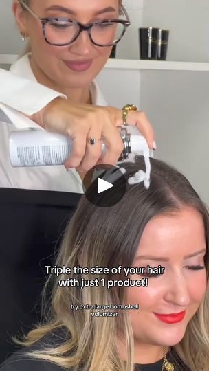 176 reactions · 12 comments | Sick of flat hair? 😩 | The big hair of your dreams ☁️ Xtra Large Bombshell Volumizer can be used on dry hair and will never be sticky or greasy | By Color Wow | Facebook How To Give Volume To Flat Hair, Wow Xtra Large, Flat Hair, Color Wow, Big Hair, Dry Hair, Being Used, Dreaming Of You, Hair