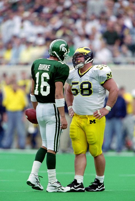 Michigan Football: The 50 Greatest Wolverines of All Time Michigan State Spartans Football, East Lansing Michigan, Michigan State Football, Michigan Wolverines Football, Wolverines Football, Michigan Sports, Lansing Michigan, College Football Teams, College Football Playoff