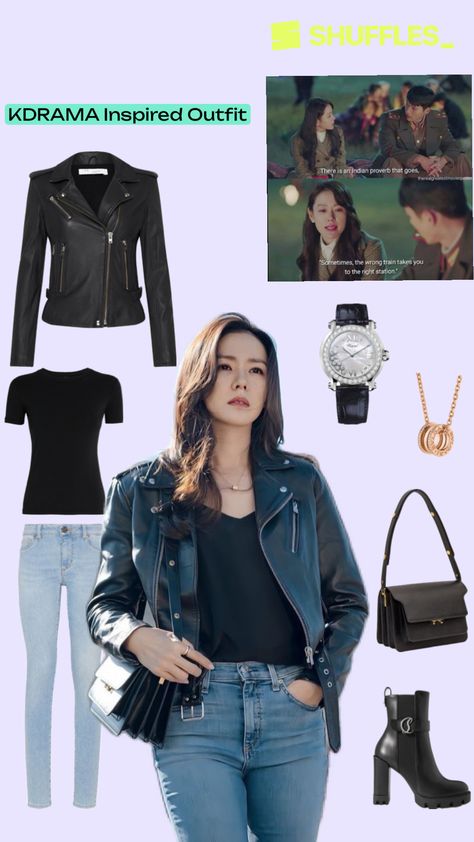 Created by sikdermk27 on Shuffles Yoon Seri Outfit, Crash Landing On You Outfits, Cloy Kdrama, Crash Landing On You, Yoon Seri, Kdrama Outfits, Kdrama Fashion, Capsule Wardrobe Outfits, Fashion Top Outfits