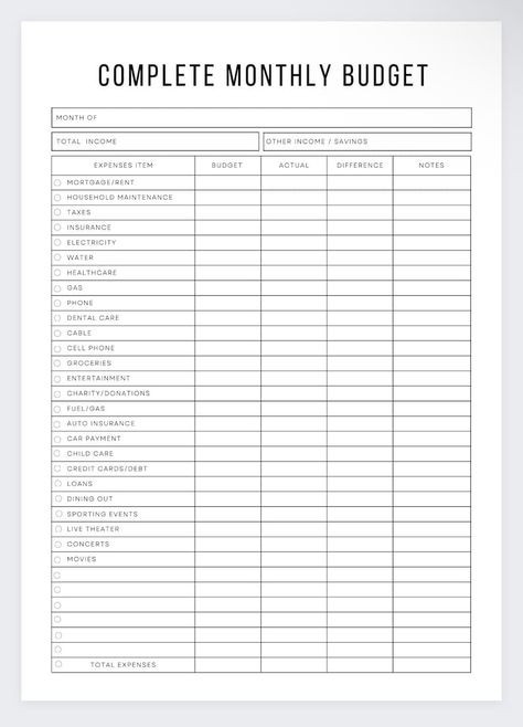 The Complete Budget Planner,financial Planning,paycheck Budget,finance Binder,savings Tracker,finance,financial Planning,biweekly Budget - Etsy UK Expense Categories Budget, Things To Budget For, Weekly Financial Planner, Semi Monthly Budget, Yearly Financial Planning, Biweekly Savings Plan Printable, Monthly Budget Planner For Beginners, How To Save For An Apartment, Biweekly Paycheck Planner