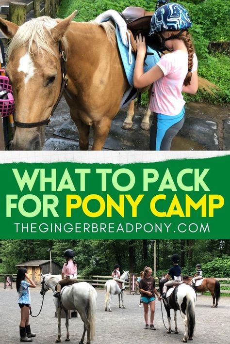 Camping Packing List, Horse Camp, Horse Pony, Camping Outfits, Summer Activities For Kids, Riding Outfit, What To Pack, Summer Camp, Summer Activities