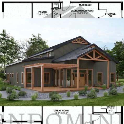 Barndamiduum Floor Plans, Pole Barn House Plans With Garage, 4 Bedroom Barndominium Floor Plans With Shop, Barndominium Ideas Floor Plans 4 Bedroom, 1 Story Barndominium Floor Plans, Cargo House, 4 Bedroom Barndominium Floor Plans, Shop And House Combo Plans, 40x60 Pole Barn House Plans