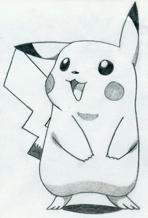 Pikachu Drawing Easy, Pikachu Sketch, Cartoon Drawing Images, Draw Pikachu, Easy Cartoon Characters, Star Wars Art Drawings, Cute Pictures To Draw, Pikachu Drawing, Disney Character Drawings