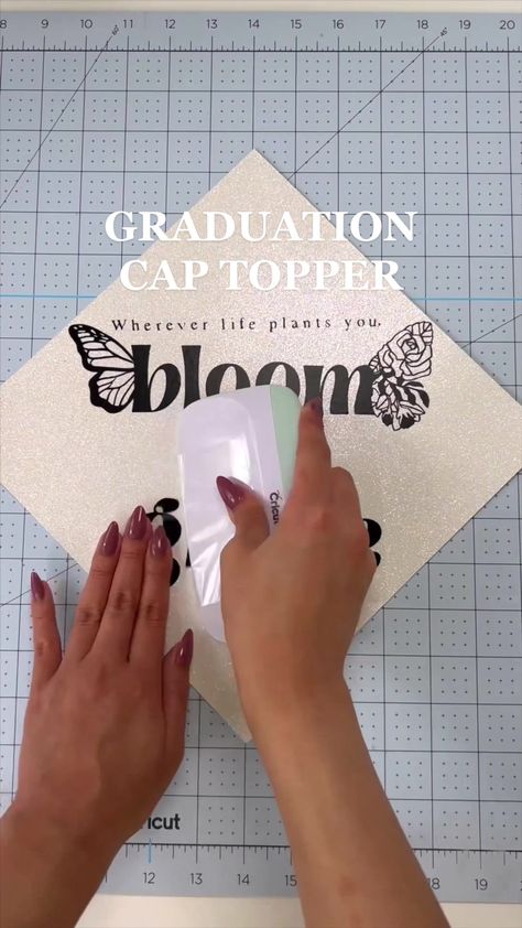 Need a last-minute Graduation Cap Topper? Apply your design with adhes... | TikTok Decorate Graduation Cap, Grad Shoot, Grad Caps, Graduation Cap Toppers, Graduation Hat, Hometown Heroes, Grad Cap, Post Malone, Graduation Cap