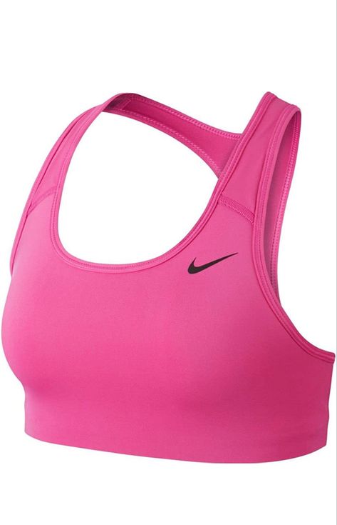 Nike Bra, Sports Bra Nike, Bra Nike, Nike Training, Compression Fabric, Padded Sports Bra, Nike Sports Bra, Pink Nikes, Fuchsia Color