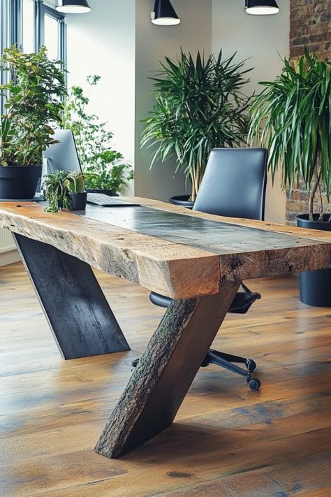 Choosing eco-friendly desks can transform your workspace into a more sustainable environment. From recycled materials to energy-efficient manufacturing processes, there are many options available that promote sustainability. These desks not only minimize your carbon footprint but also fit into modern office aesthetics. Explore 10 sustainable desks that combine function, style, and eco-consciousness. Investing in furniture from companies that prioritize green practices enhances your workspace while being kind to the planet fresh. Change your office setup with these stylish solutions! Environment Friendly Aesthetic, Organic Modern Office, Office Interior Designs, Lobby Designs, Eco Friendly Office, Inspire Employees, Sustainable Environment, Trends 2025, Being Kind