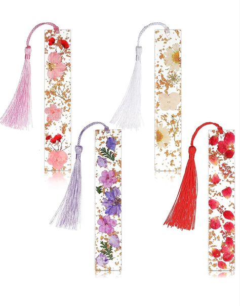 Flower book mark, pretty bookmark, amazon associate link, flowers, book marks, books, reading, aesthetic, cottagecore, plastic bookmark Dried Flower Resin, Flower Bookmarks, Resin Bookmarks, Christmas Gifts For Adults, Origami For Beginners, Tassel Bookmark, Transparent Flowers, Paper Bookmarks, Bookmarks Kids