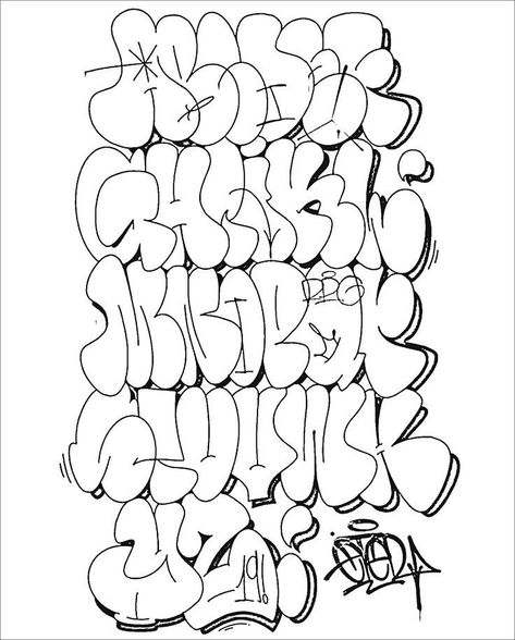 Throw Up Graffiti Alphabet Bubble, Throwup Graffiti Alphabet, Graffiti Piece Alphabet, Bubble Graffiti Alphabet, Throwies Graffiti Alphabet, Throwies Graffiti, Throw Up Graffiti Alphabet, Graffiti Bubble Letters Alphabet, Bubble Letters Graffiti