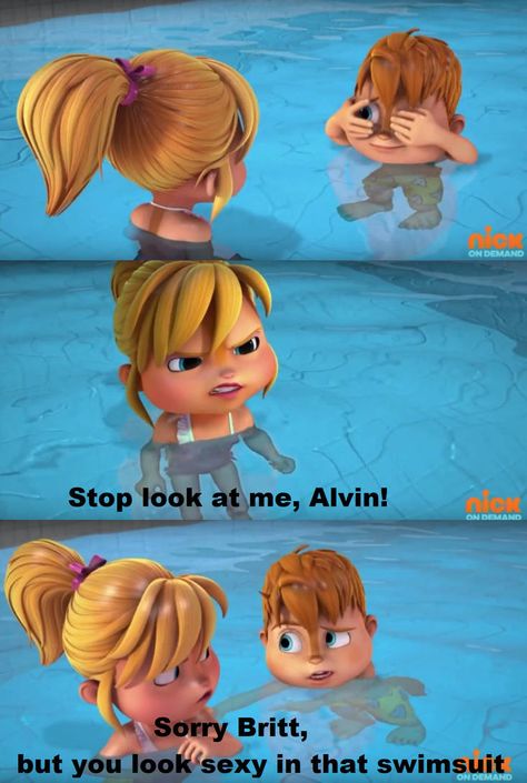 Alvin And Brittany Kiss, Alvin X Brittany Fanart, Alvin And The Chipmunks Fanart, Alvin X Brittany, Alvin And Brittany, Chipmunks And Chipettes, Alvin And Chipmunks Movie, Alvinnn!!! And The Chipmunks, Sing Animation