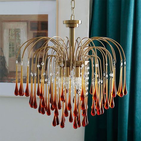 Amber Chandelier, Affordable Table Lamps, Eclectic Chandeliers, Traditional Chandeliers, Feather Chandelier, Casting Shadows, La Fam, Fabric Chandelier, Rope Pendant Light