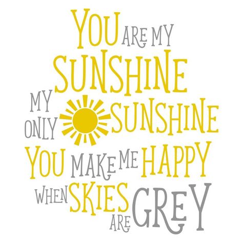 You are my sunshine quote wall sticker quote wall decal | Etsy My Sunshine Quotes, Contemporary Nursery, Wall Stickers Quotes, Library Bookshelves, Sunshine Quotes, Stock Quotes, You Make Me Happy, Wall Quotes Decals, Door Stickers