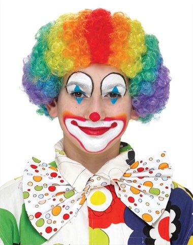 Clown Faces | ... / Adult Costumes / Shop by Theme / Clown / Rainbow Clown Child Wig Clown Face Makeup, Clown Face Paint, Happy Clown, Clown Wig, Halloween Costume Store, Clowns Funny, Send In The Clowns, Clown Faces, Circus Costume