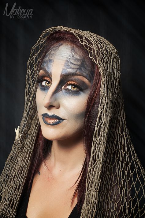 Sea Witch Sea Hag Costume, Sea Witch Outfit, Biker Character, Arch Mage, Glam Clown, Sea Witch Costume, Witch Ideas, Sea Hag, Witch Costume Diy