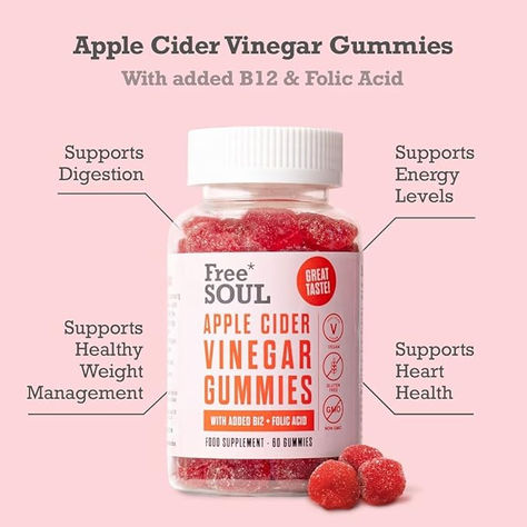 Folic Acid Foods, Apple Cider Vinegar Gummies, Unfiltered Apple Cider Vinegar, Apple Cider Benefits, Beetroot Powder, Free Soul, Vitamin B12, Diet Supplements, Folic Acid