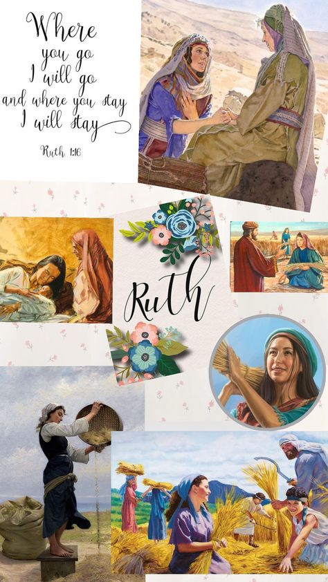 Women of the Bible One~Ruth Ruth Bible, Ruth 1, Women Of The Bible, Bible Art, The Bible, Bible, Pins, Quick Saves, Art