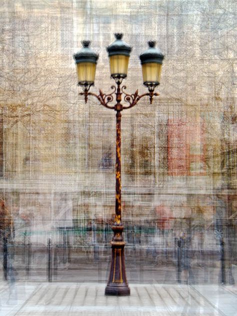 Pep Ventosa | Street Lamps Multiple Exposure Photography, Altered Photography, Travel Painting, Multiple Exposure, Exposure Photography, Composition Photography, Modern Photography, Street Lamp, A Level Art