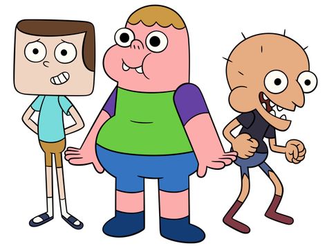 Clarence trio of characters Clarence Characters, Clarence Show, Clarence Cartoon Network, Hulk Character, Show Characters, Cartoon Network Characters, Character Types, Kids Tv, Horror Music