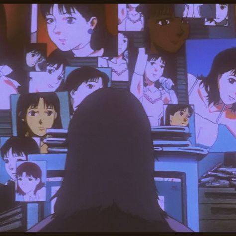 Perfect Blue Widget, Perfect Blue Photoshoot, Perfect Blue Aesthetic, Mima Kirigoe, A Perfect Blue, 90s Characters, Satoshi Kon, Perfect Blue, Blue Anime