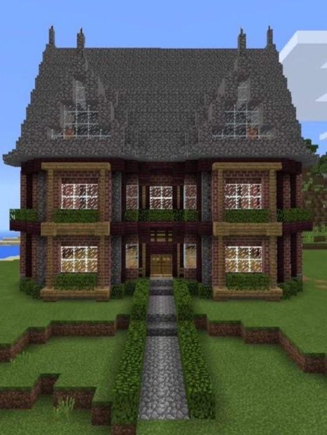 Minecraft Beta, Big Minecraft Houses, Construction Minecraft, Minecraft Mansion, Minecraft World, Minecraft Things, Minecraft Houses Blueprints, Minecraft Structures, Minecraft Farm