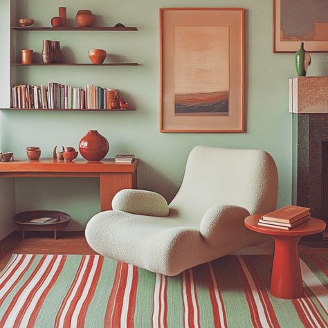 If this is your vibe, I wanna be friends with you #reader #reading #homedecor #interiordecor #interiordesign, #retro #retrointerior #cinematic #readingnook #houseplants #bookshelf #bookshelfdecor #bookshelfdesign #armchairdesign #armchair Book Nook Ideas Diy, Book Nook Ideas, Wanna Be Friends, Diy Retro, Nook Ideas, Bookshelf Design, Retro Interior, Book Nook, Bookshelf Decor