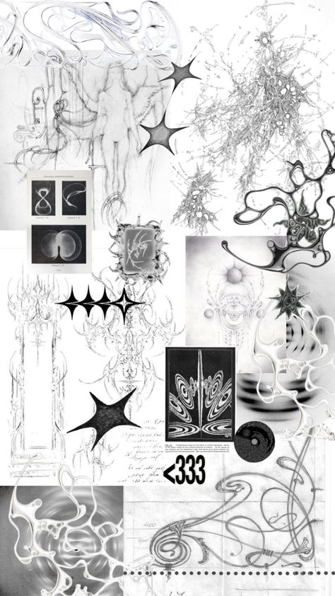 Accessories Design Sketch, Sensory Art, 4 Wallpaper, My Fantasy World, Cosmic Horror, Dark Art Illustrations, Design Graphique, Black & White, Art Reference Photos