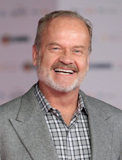 Kelsey Grammer. Seen at NYCC 2016 Troll Hunters Panel!! 10/8/2016 (only 12 rows away from stage!) Charlotte Amalie, Kelsey Grammer, Sheer Socks, The Emmys, Poor Posture, Net Worth, Picture Photo, Comedians, Grammar