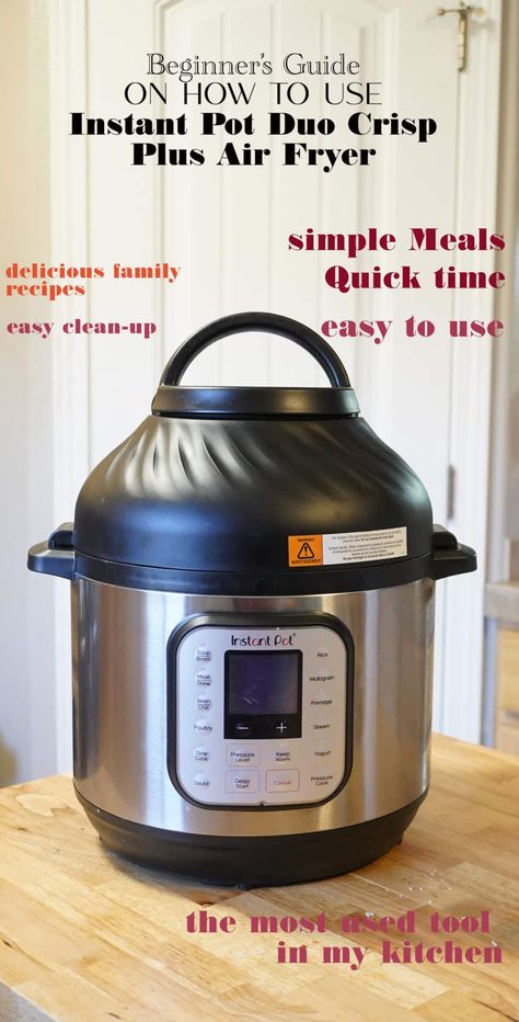 Beginner’s Guide on How to Use Instant Pot Duo Crisp Air Fryer Pork Shanks Recipe, Sous Vide Cooking Times, Instant Pot Duo Crisp, Multi Cooker Recipes, Cooking A Roast, Convection Cooking, Air Fried Food, Air Fried Chicken, Instant Pot Soup