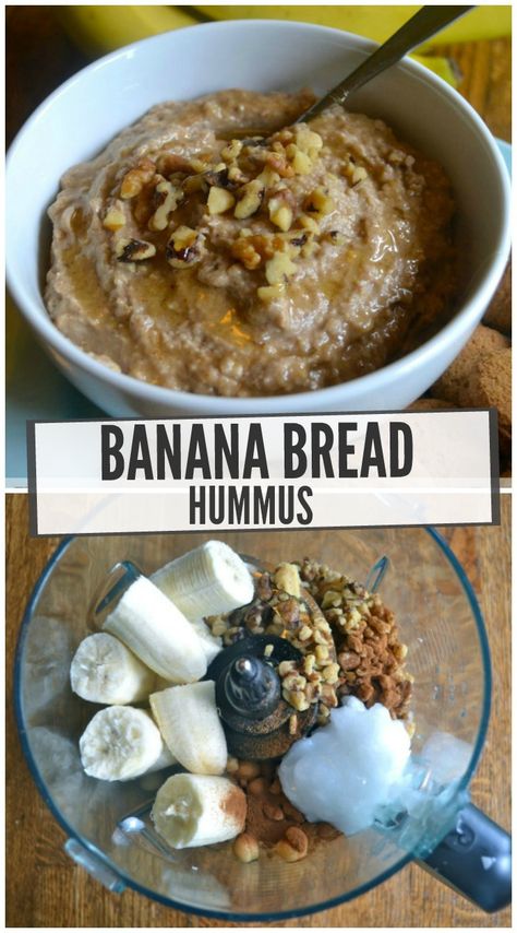 Dill Hummus, Dessert Hummus Recipe, Flourless Banana Bread, Hummus Recipes, Dessert Hummus, Cucumber Dill, Chickpea Recipes, Hummus Recipe, Banana Recipes