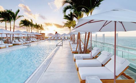 1 Hotel South Beach, Best Hotels In Miami, Meyer Davis, Miami Hotels South Beach, Paradise Resort, South Beach Hotels, Miami Hotels, 1 Hotel, Best Rooftop Bars