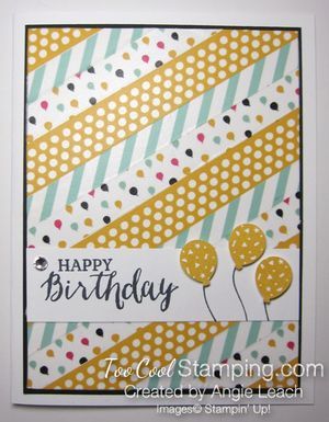 Washi tape party - curry Scrappy Cards, Stampin Up Birthday Cards, Washi Tape Cards, Washi Tape Diy, Candle Cards, Bday Cards, Cricut Cards, Quick Cards, Cards Birthday