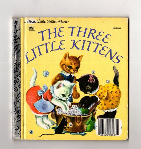 Childhood Books, Golden Book, Nursery Rhyme, I Remember When, Little Kittens, Little Golden Books, Childhood Toys, Vintage Children's Books, Great Memories