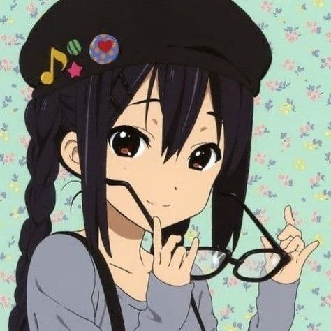 Mio K On Icon, Azusa K On, K-on Icons, K On, Cute Profile Pictures, Cute Anime Pics, An Anime, Cute Icons, Aesthetic Anime