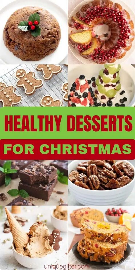 Healthy Desserts For Christmas | Christmas Dessert Recipes | Keto Friendly Christmas Desserts | Diet Friendly Christmas Desserts | Vegan Friendly Christmas Desserts | Stay Healthy this Christmas season with these amazing desserts #Desserts #Christmas #Healthy #HealthyDesserts #ChristmasRecipes #Recipes Macro Friendly Christmas Recipes, Healthy Desserts For Christmas, Christmas Dessert Healthy, Low Sugar Christmas Desserts, Christmas Desserts Vegan, Christmas Fruit Dessert, Healthy Christmas Dessert Recipes, Dessert Recipes Keto, Light Christmas Dessert