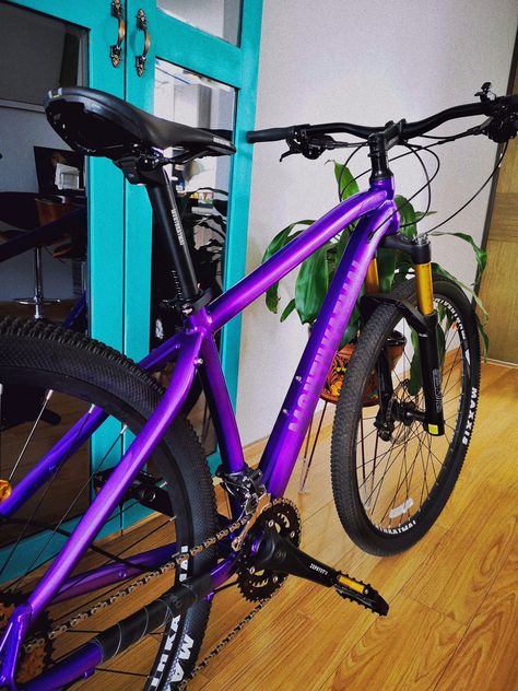 Purple edition Purple Bicycle, Canyon Bike, Cycle Painting, Purple Bike, Adrenaline Sports, Bicycle Mountain, Super Bike, Bicycle Mountain Bike, Princesa Peach